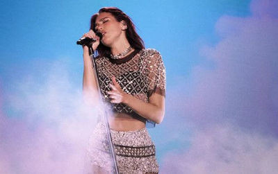 Imagen de Dua Lipa en Buenos Aires 