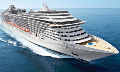 Imagen de Crucero Transatlántico MSC Fantasia embarque en Montevideo