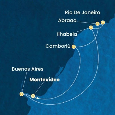 Imagen de Crucero 9 Noches desde Montevideo Barco - Costa Serena