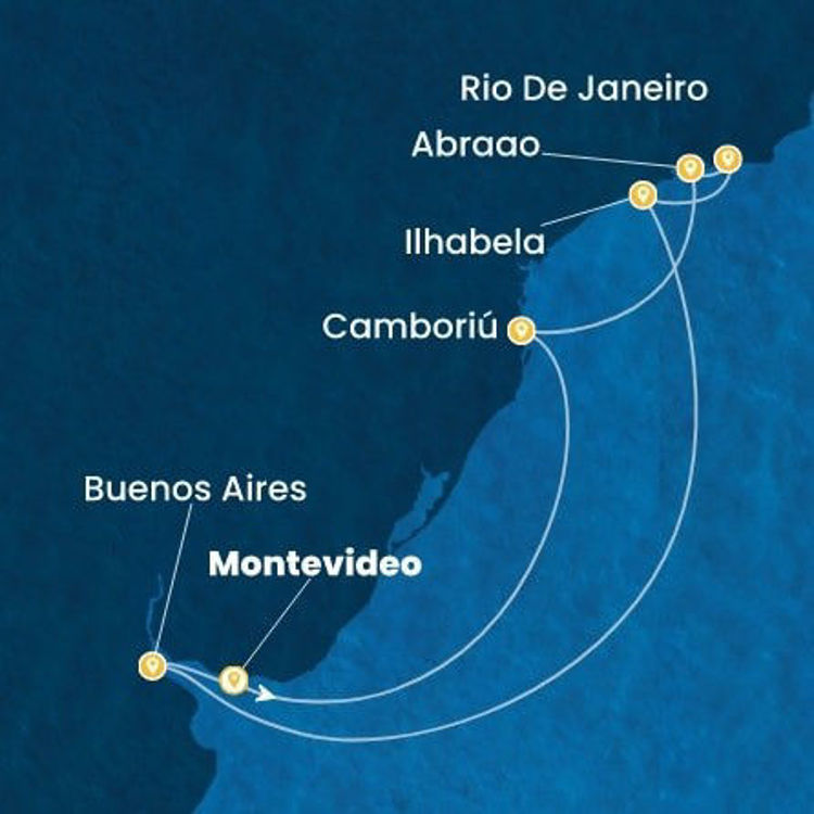 Imagen de Crucero 9 Noches desde Montevideo Barco - Costa Serena