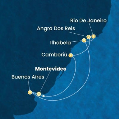 Imagen de Crucero  9 Noches desde Montevideo BarcoCosta Serena